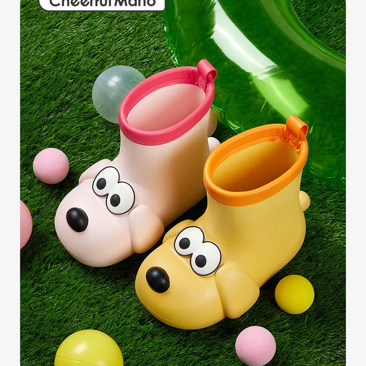 Children's Rain Boots Anti Slip Waterproof Children's Rain Shoes Kids' Baby Boy Girls' Water Shoes Middle Tube
