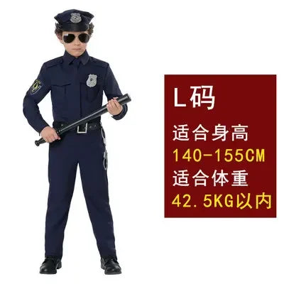 Halloween Policeman Costumes adult Party Carnival Police Uniform men Army Policemen Cosplay Clothing Sets Party Performance