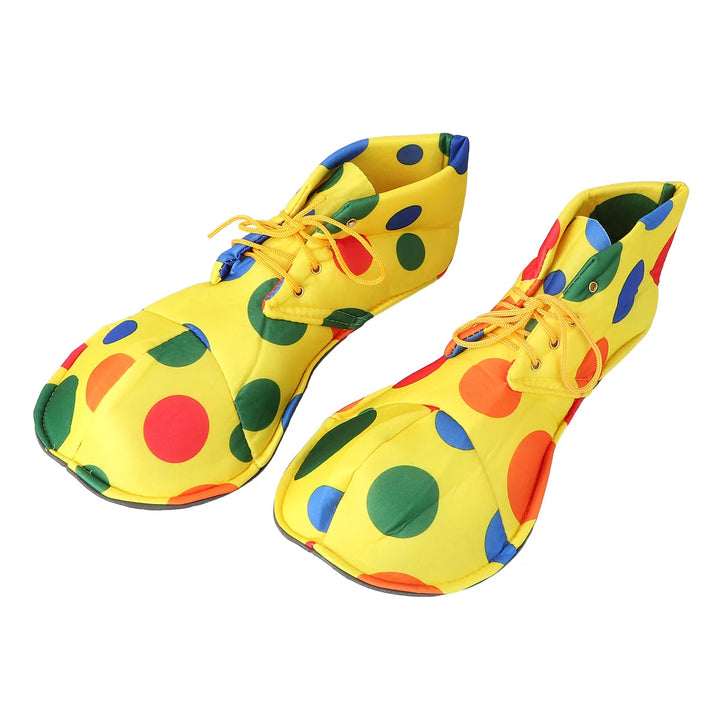 1 Pair Clown Shoes Halloween Clown Shoes Cover Costumes Accessories Unisex Adult Comedy Fancy Costume Party Events Supplies