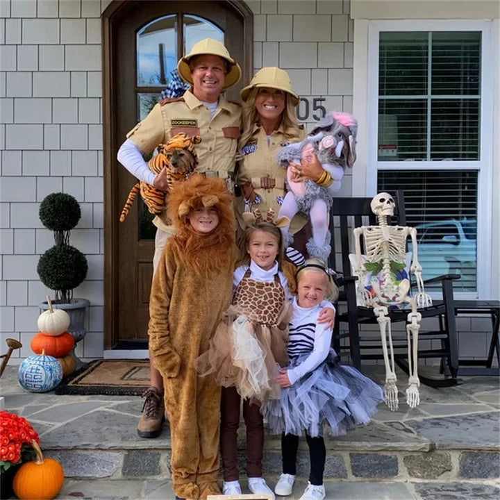 Wild and Wonderful!
Cute animal prints and a fluffy tutu make this costume perfect for Halloween, birthdays, or school plays. Soft, comfy, and full of forest fun!
🦓 Includes: Animal print tutu dress
🎉 Occasions: Halloween, birthdays, themed parties.