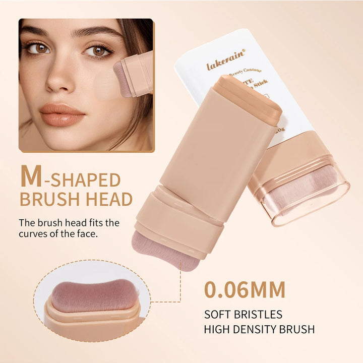Stick Foundation Balm Serum Boosted Skin Tint Foundation Stick Smooth Plumper Hight Coverage Travel Bronze Foundation Stick Make