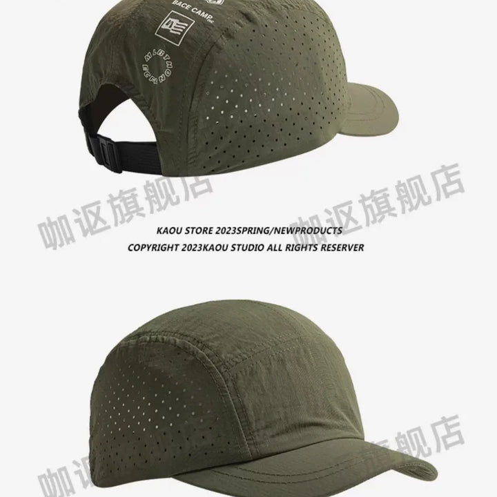 Summer Thin Breathable Mesh Baseball Caps for Men and Women Outdoor Camping Leisure Sun Protection Quick-drying Hiking Hats