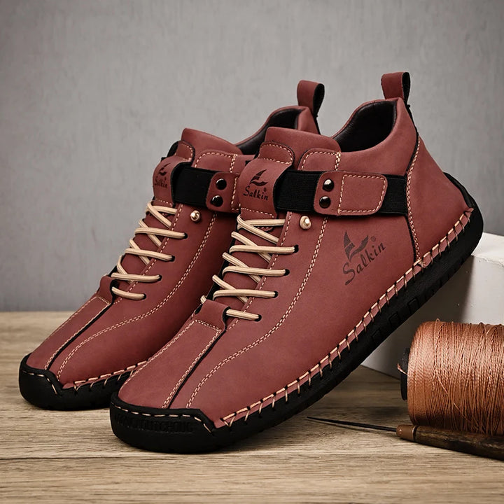 🆕 New 2024 Arrival – Handmade Leather Perfection
Upgrade your look with our Handmade Leather Sneakers & Ankle Boots – crafted for comfort, built for the outdoors, and designed for everyday style.
✅ Premium leather
✅ Solid color finish
✅ Urban + outdoor r