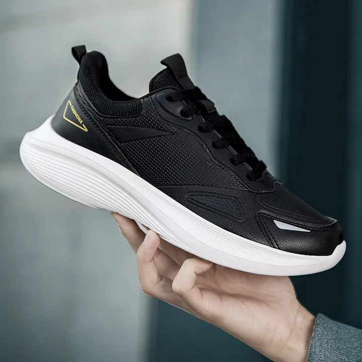 Outdoor Trendy Walking Shoes for Men Sneaker Man Leather High-quality Casual Breathable Flat Non-slip Tennis Shoes