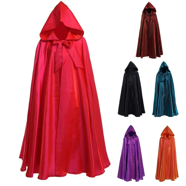 Adult Hooded Cloak – Long Robe Medieval Witchcraft Costume
Mystery in Every Step!
Elegant solid-color long robe perfect for Halloween, cosplay, or holiday events. Comfortable, dramatic, and timeless.
🧙‍♀️ Includes: Hooded cloak robe
🎃 shop now!