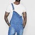 Fashion Streetwear Mens Suspenders Denim Jumpsuits Cargo Pants Men Shorts Masculino Jeans Pink Overalls