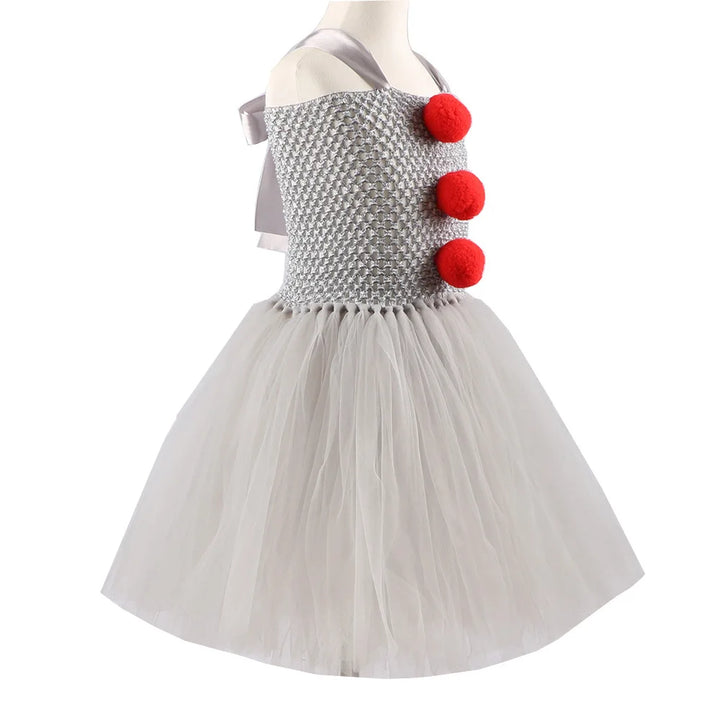 2-12Y Halloween Costumes Girl Tutu Carnival Party Cosplay Dresses Costume Party Dress Up Clothes Children's Holiday Gifts