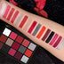 UCANBE Red Eyeshadow Makeup Palette, 15 Colors Burgunry Gray Silver Shimmer Matte Glitter for Halloween Christmas Vampire Clown