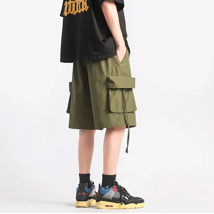Men's Shorts Fashion Hip Hop Summe Casual Running Sports Shorts Male High Street Short Pants Outwear Cargo Shorts Men 5XL