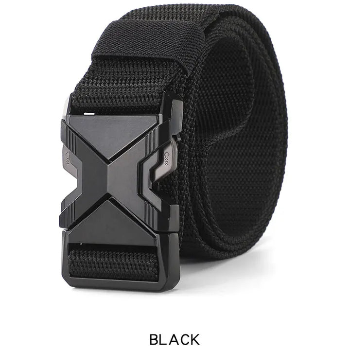 New Quick Release Pluggable Buckle Sports Belt Breathable Men Belts For Men Pants Belt