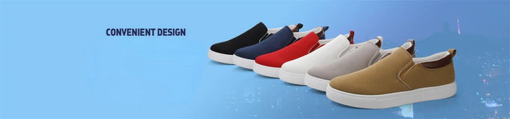 New Casual  Sneaker Canvas Boys Fashion Slip-on Vulcanized Flat