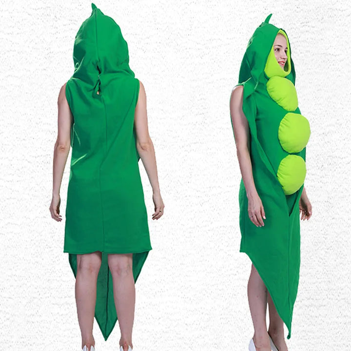 Halloween Adult Funny Cosplay Fruit Vegetable Costume Banana Carnival Dress Up Outfit Couple Party Purim Fancy Dress Stage Show