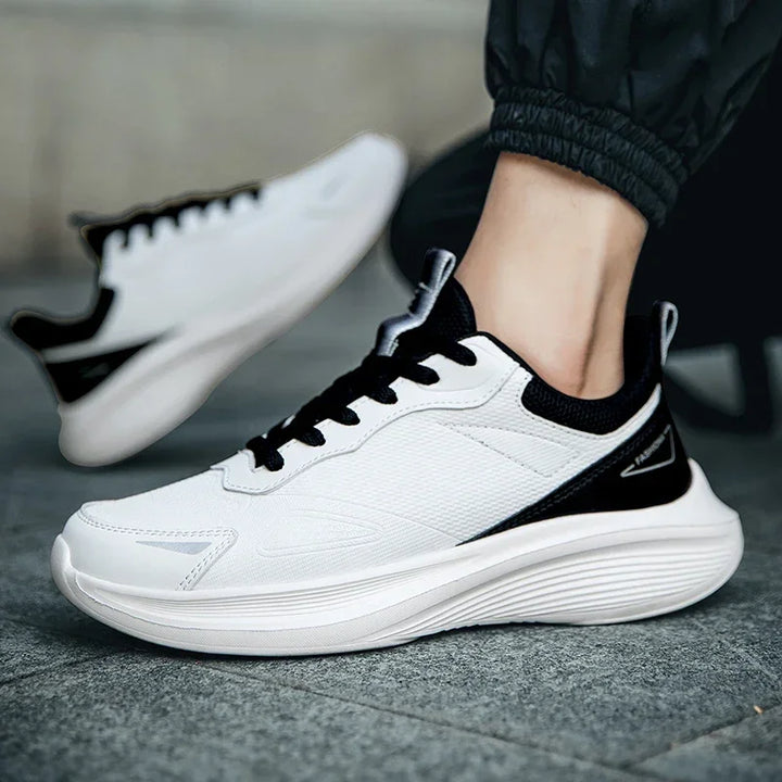 Outdoor Trendy Walking Shoes for Men Sneaker Man Leather High-quality Casual Breathable Flat Non-slip Tennis Shoes