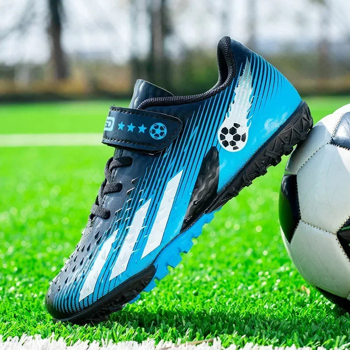 Kids Football Boots Society Cleats Soccer Shoes Boys Indoor Football Field Boots Children Non Slip Fast Training Sneakers Match