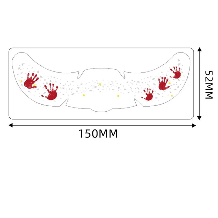 Halloween Face Tattoo Sticker Hot Stamping Freckles Makeup Radiation Fake Freckles Temporary Tattoo Stickers Face Makeup Patch
