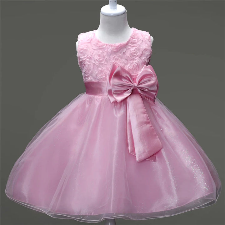 Flower sequins princess dress for little girls Summer 2025 Christmas festive tuxedo dress-tutus clothes for children dress