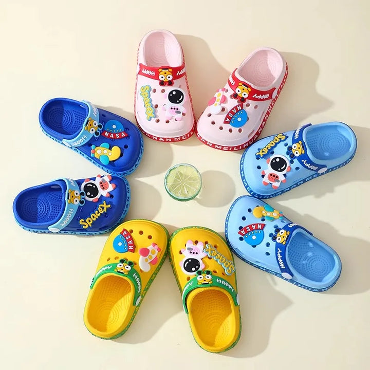 Kids' Cartoon Baby Soft-Sole Sandals – Ultra-Light Non-Slip Infant & Toddler Open-Toe Beach Sandals for Boys and Girls