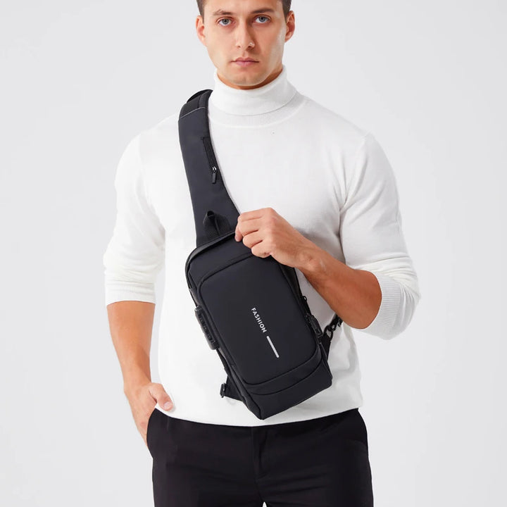 🧳 Style Meets Security
🖤 Men’s Designer Crossbody Chest Bag – Sleek, compact & anti-theft
💼 Made with premium PU leather for a classic, polished look
🔒 Multiple pockets for phone, wallet & essentials
Perfect for daily wear, travel, or on-the-go advent