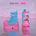 Halloween BJD Shoes for 1/4 Minifee Activeline BJD Doll High Boots Black Pink Horn Skeleton Shoes for BJD Accessories WX4-318