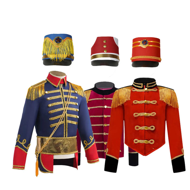 Nutcrackers Hat - Soldier Hat - Drum Major Hat - Marching Band Hat - Children Adult Halloween Cosplay Soldier Costume Party Hat