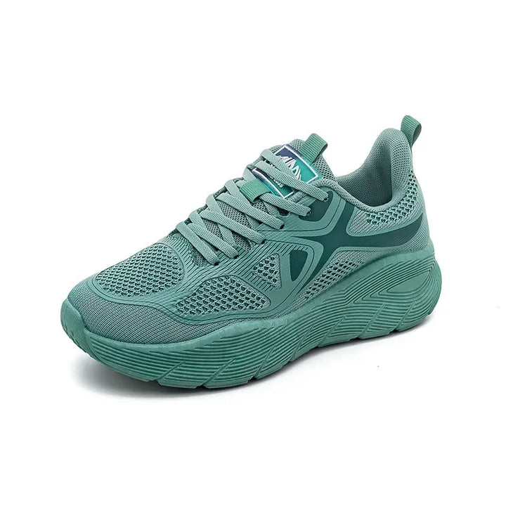 Sports Sneakers for Women Versatile Thick Soled Casual Breathable Running Shoes Soft Sole Slip-Resistant for Everyday Use