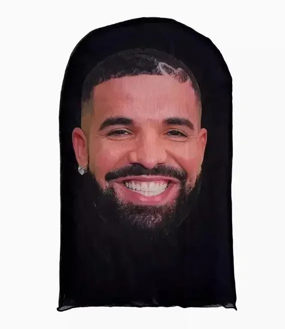 Cosplay Headwear Hip Hop Fashion Hood Hat Headgear New 3D Printed Kanye Mask Elastic Mesh Halloween Decor Full Face Mask Unisex