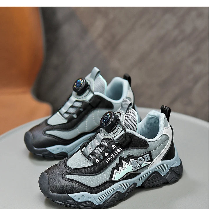 Original Knob Designer Sneakers Kids Trainers Platform Casual Sports Shoes For Boys Comfortable Breathable Children's Sneakers