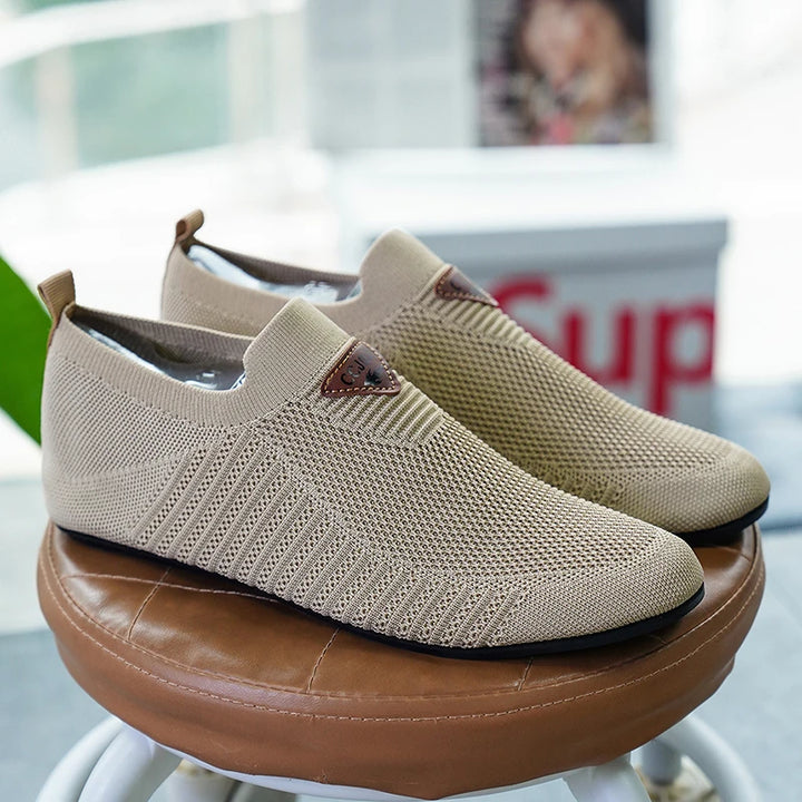 YRZL Mens Loafers Breathable Mesh Summer Lightweight Driving Moccasins Slip on Casual Shoes for Men Comfortable Walking Shoes