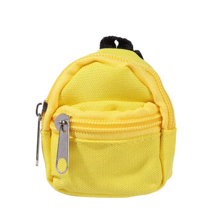 Gifts Dolls Accessories 1/6 BJD Rucksack With Zipper Kids Gifts BJD Doll Schoolbag Doll Backpack Doll Bag Miniature Doll Bag