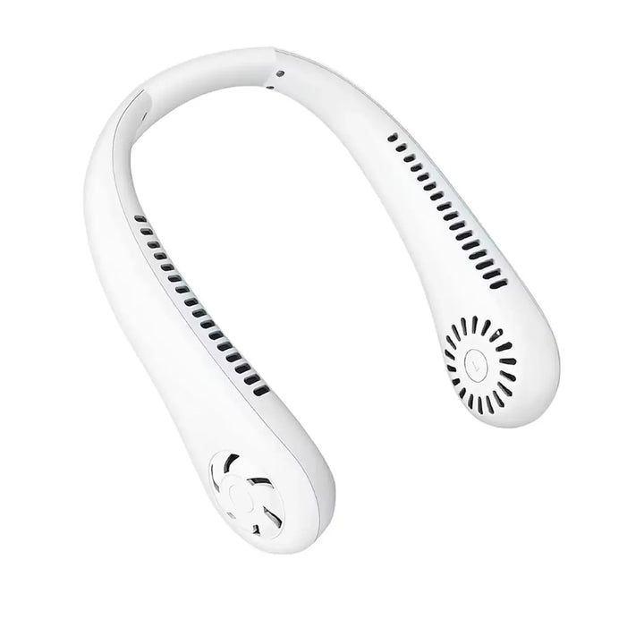 Leafless hanging neck fan, mini portable usb fan, super strong wind, silent natural wind, rechargeable hot sale