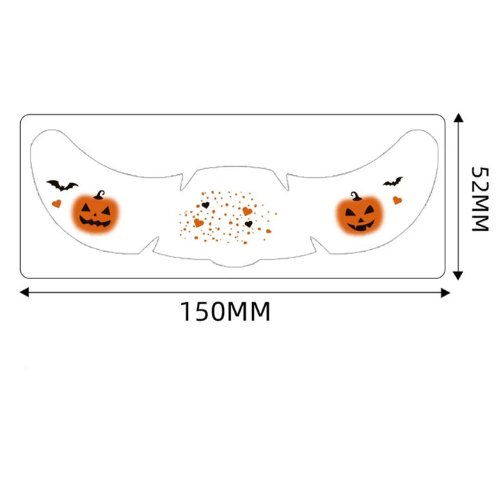 Halloween Face Tattoo Sticker Hot Stamping Freckles Makeup Radiation Fake Freckles Temporary Tattoo Stickers Face Makeup Patch