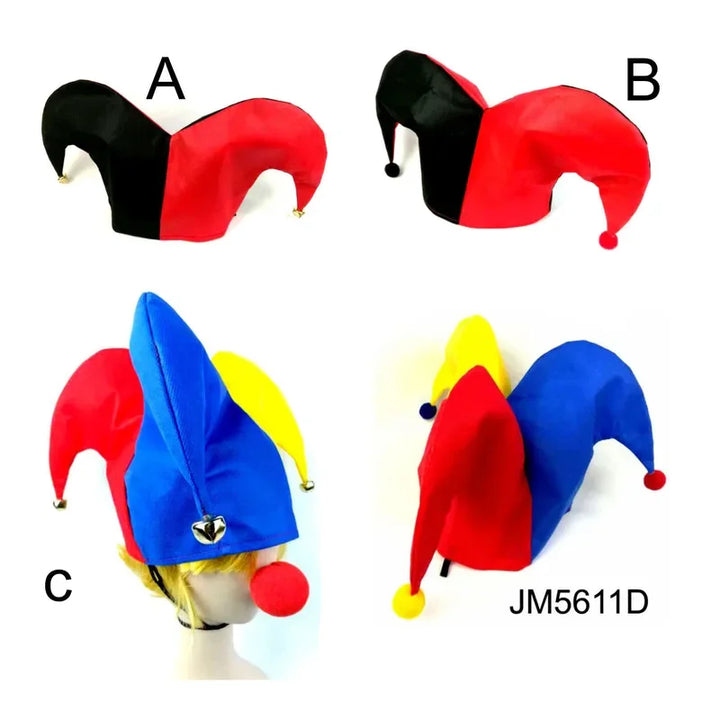 Halloween Accessories Clown Hats Decorative Hat Dance Dress Up Props # 1 # W.