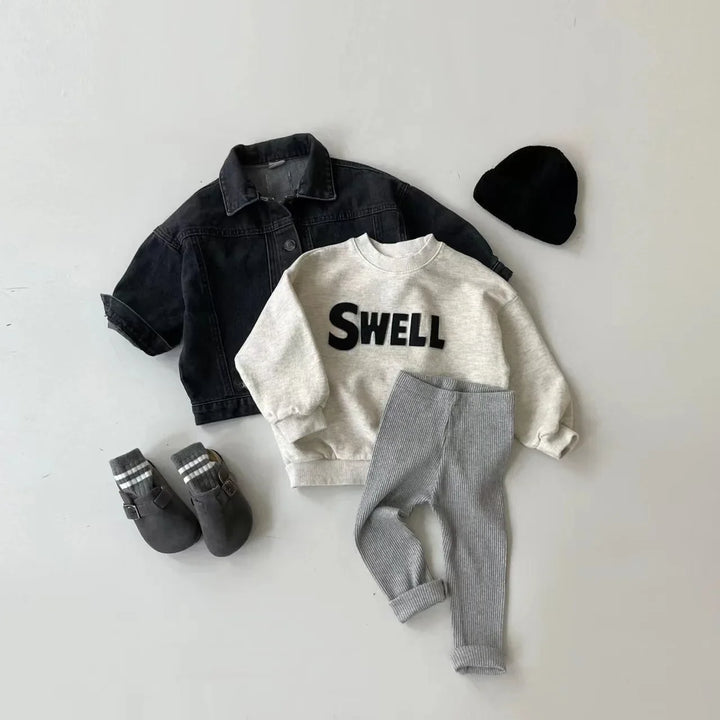 Baby Solid Leggings Girls All-match Striped Skinny Pants Kids Cotton Elasticity Slim Pants Newborn Boy Stretch Trousers