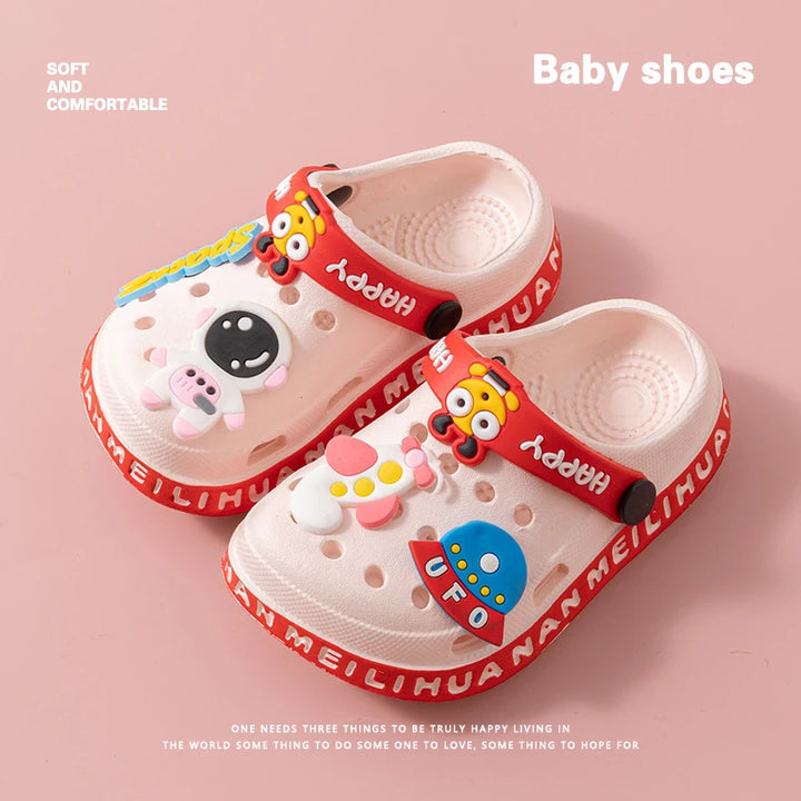 Kids' Cartoon Baby Soft-Sole Sandals – Ultra-Light Non-Slip Infant & Toddler Open-Toe Beach Sandals for Boys and Girls