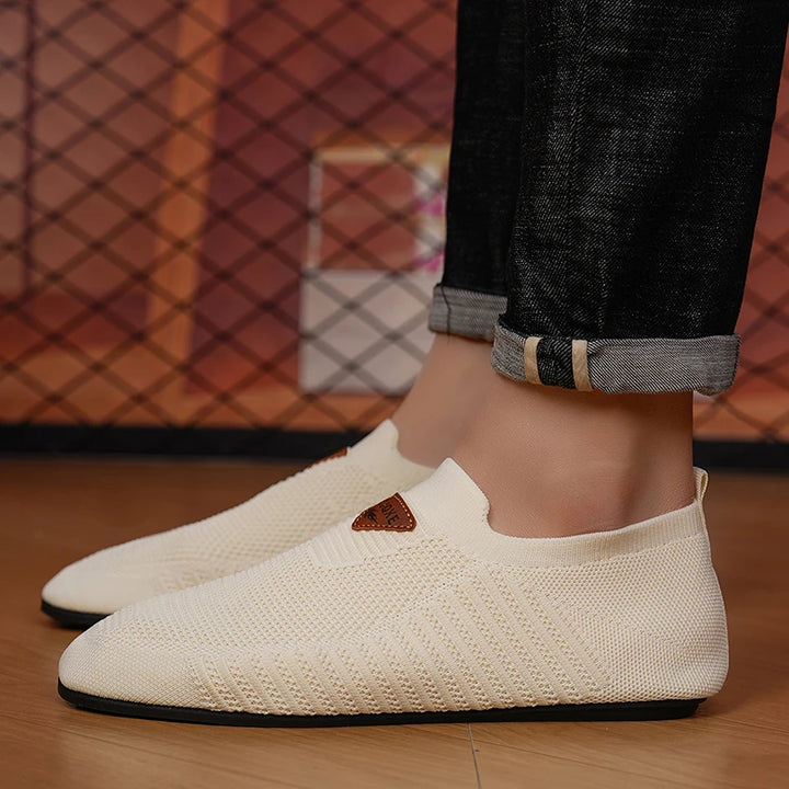 YRZL Mens Loafers Breathable Mesh Summer Lightweight Driving Moccasins Slip on Casual Shoes for Men Comfortable Walking Shoes