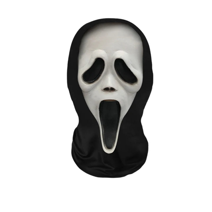 Halloween Cosplay Headwear Fashion Hip Hop Hood Hat Headgear 3D Full Face Mask Elastic Mesh Celebrity Face Mask for Party