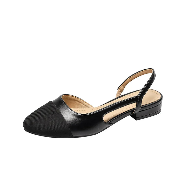 Summer new women's color blocked sandals Women NonSlip slipper Soft soled Leisure flat Comfort Low Heel Femme Thick Bottom Shoes