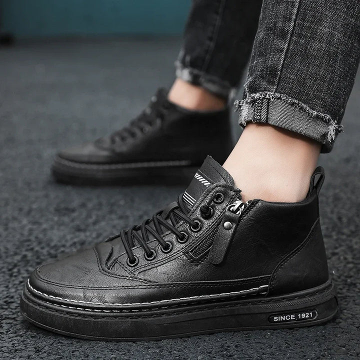 All-Occasion Comfort in Every Step
Discover our Men’s High-Top Leather Boots – sleek, durable, and made for every moment. From casual days to dressed-up nights, these boots do it all.
✅ Comfortable fit
✅ Premium leather
✅ Perfect for any occasion