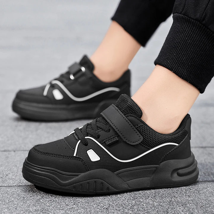 Kids Spring Sneakers Girls School Casual Shoes Outdoor Breathable Running Shoes Light Soft Tenis Pink Non-slip Children Shoes