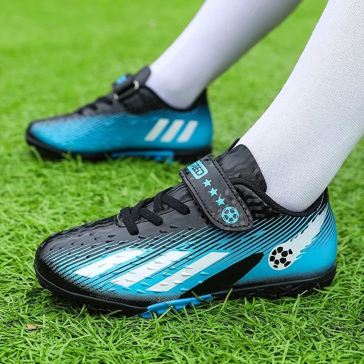 Kids Football Boots Society Cleats Soccer Shoes Boys Indoor Football Field Boots Children Non Slip Fast Training Sneakers Match