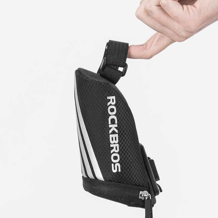 ROCKBROS Bike Bag Portable Reflective Saddle Bag Tail Seatpost Nylon Bicycle Bag MTB Road Bike Bag Panniers Bicycle Accessories