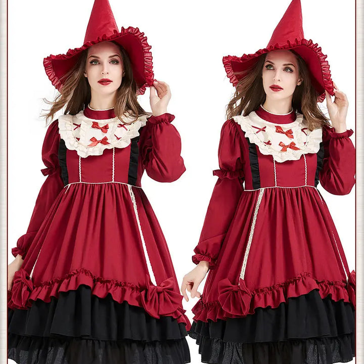 ✨ Charming, comfortable, and picture-perfect — this red Lolita princess dress will make your child feel like royalty at every event. Perfect for Halloween, carnival, birthdays, and magical playtime!
