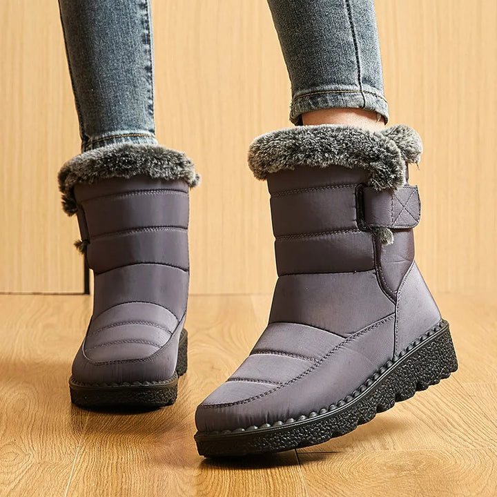 Women's Boots Trend Winter Shoes For Woman Winter Boots Ankle Low Heels Botas Mujer Waterproof Snow Boots With Fur Shoes