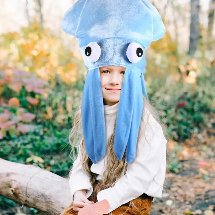 Halloween Octopus Hat Hood Funny Hat Couple Children Adult Crazy Party Hats Animal Hat Japanese Birthday Creative Gift Headdress