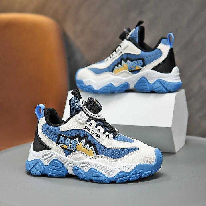 Original Knob Designer Sneakers Kids Trainers Platform Casual Sports Shoes For Boys Comfortable Breathable Children's Sneakers