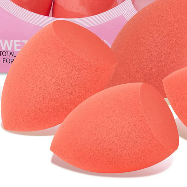 6Pcs Makeup Egg Sponge Fine Tip Flat Bottom Even Application High Resilience Beauty Egg