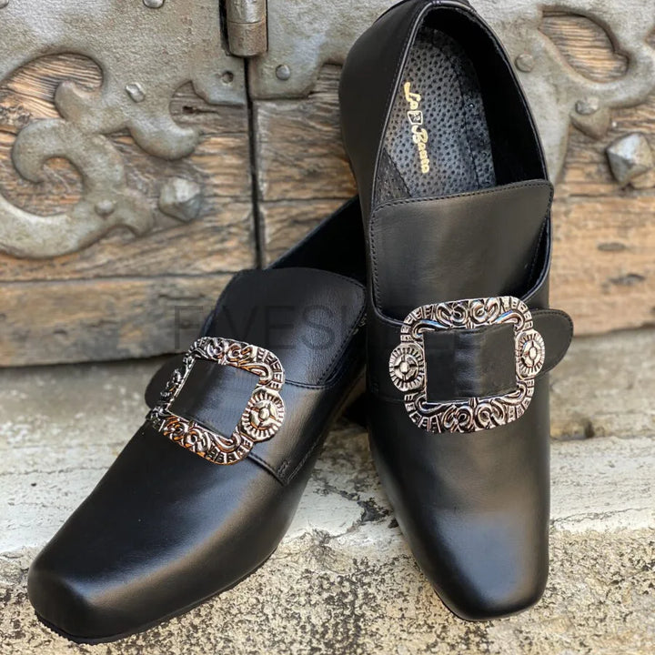 Vintage 18th Medieval Renaissance Cosplay Frock Shoes Noble Men's Women High Heels Mmarie  Antoinette Halloween Fancy Party shoe