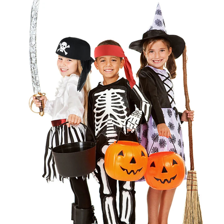 Halloween Pirate Hat Cap Decoration Kids Adult Masquerade Captain Headscarf Cosplay Costume Props Halloween Party Decoration