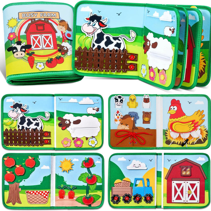 Baby Toy Soft 3D Cloth Book First Book Montessori Infant Early color Cognitive Educational Toys Learning Basic Life Skills Toys