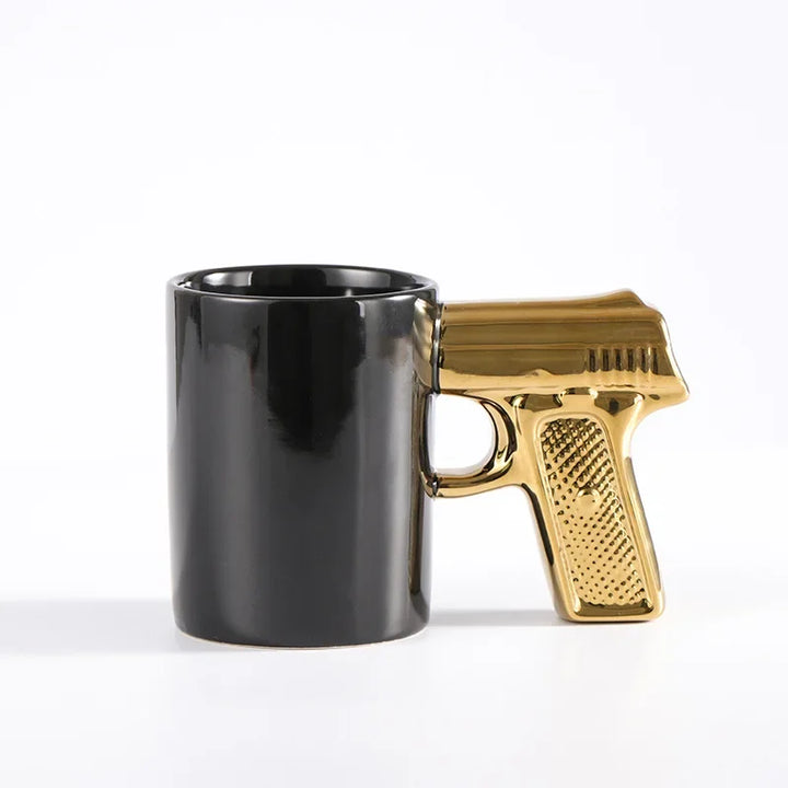 Creative Pistol Ceramic Mug Water Cup Coffee Mugs Milk Tea Cups Afternoon Tea Cup Milk Mugs Couple Breakfast Cups Tea Mugs